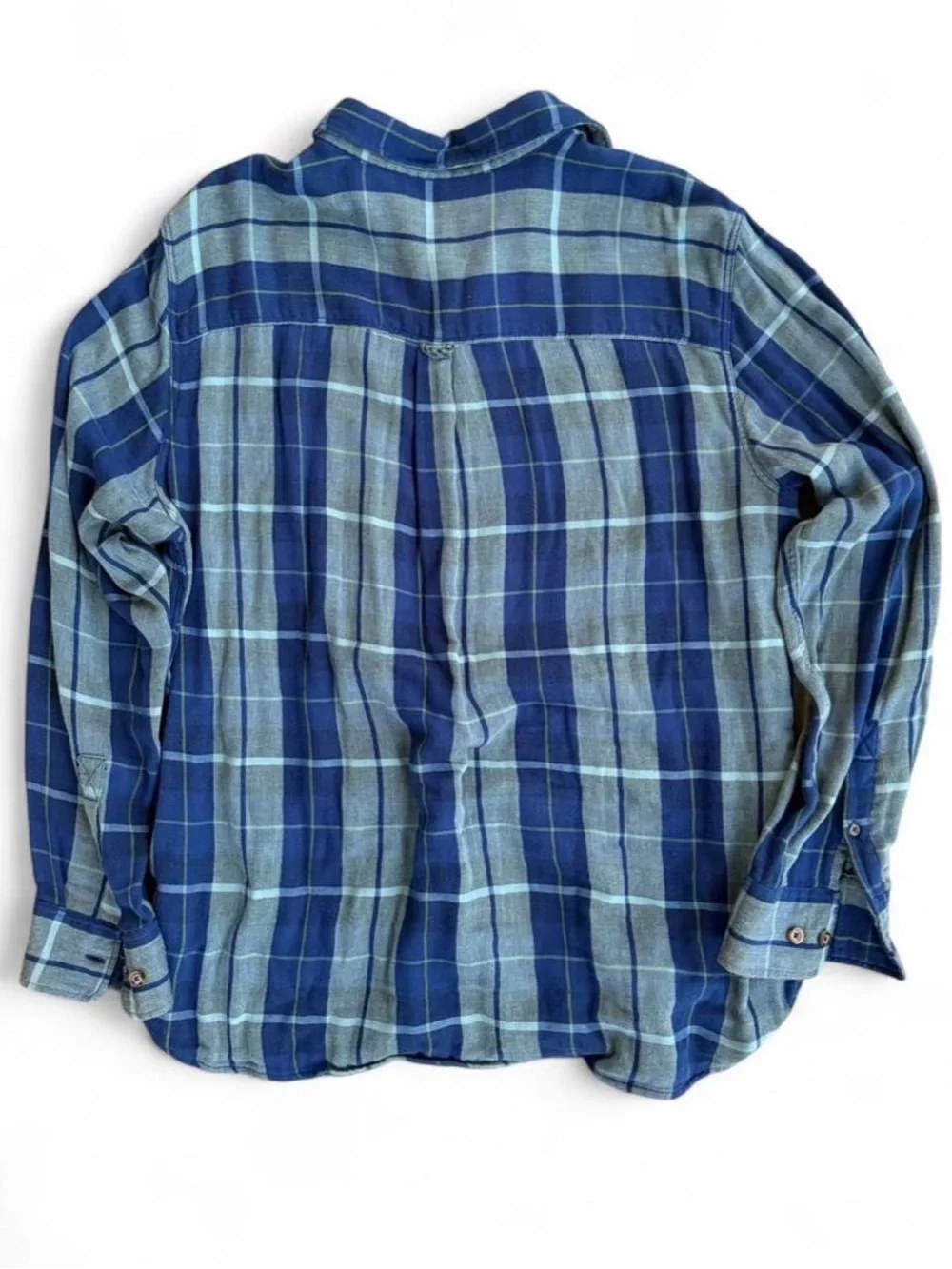 Mossimo Double Layer Gauze Plaid Flannel Mens XL Fall Menswear